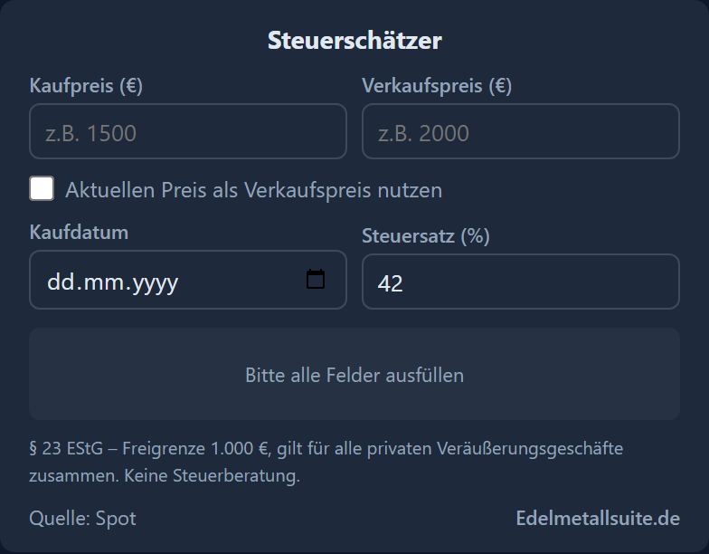 Steuerschätzer-Modul